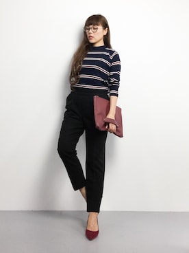 黒田デビーさん（レディース・165cm）の冬コーディネート