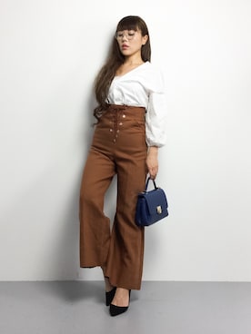 黒田デビーさん（レディース・165cm）の冬コーディネート