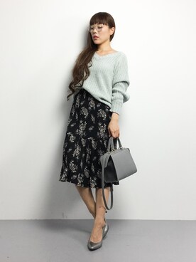 黒田デビーさん（レディース・165cm）の冬コーディネート