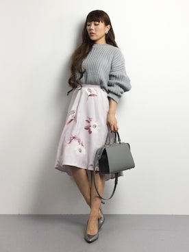 黒田デビーさん（レディース・165cm）の冬コーディネート