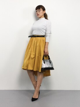 黒田デビーさん（レディース・165cm）の冬コーディネート