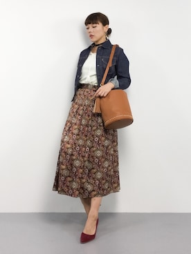 黒田デビーさん（レディース・165cm）の冬コーディネート