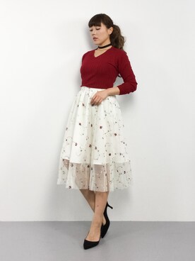 黒田デビーさん（レディース・165cm）の冬コーディネート