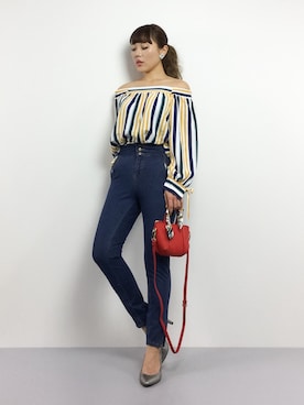 黒田デビーさん（レディース・165cm）の冬コーディネート