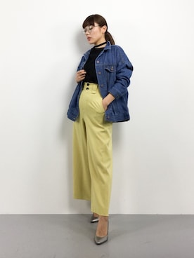 黒田デビーさん（レディース・165cm）の冬コーディネート