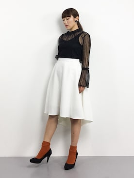 黒田デビーさん(レディース・165cm)の冬コーディネート