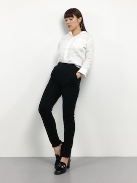 黒田デビーさん（レディース・165cm）の冬コーディネート