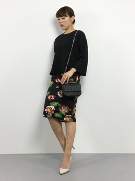 黒田デビーさん(レディース・165cm)の冬コーディネート