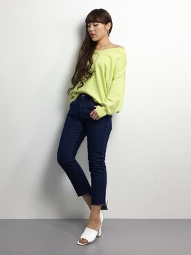 黒田デビーさん（レディース・165cm）の春コーディネート