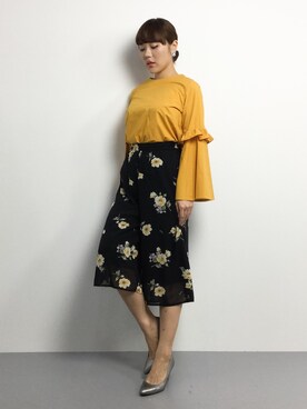 黒田デビーさん（レディース・165cm）の春コーディネート