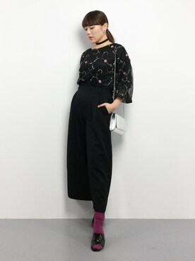 黒田デビーさん（レディース・165cm）の春コーディネート