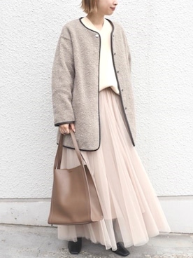 FUJITAさん（レディース・159cm）の冬コーディネート