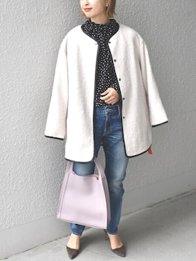 FUJITAさん（レディース・159cm）の冬コーディネート