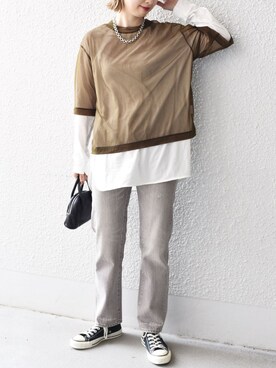 FUJITAさん(レディース・159cm)の春コーディネート