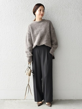 FUJITAさん（レディース・159cm）の冬コーディネート