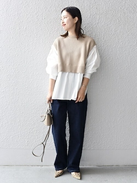 FUJITAさん（レディース・159cm）の冬コーディネート