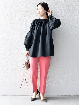 FUJITAさん（レディース・159cm）の冬コーディネート