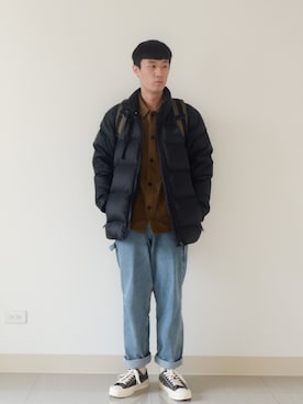「excelsior」｜「アイテム（ジャケット/アウター）」を使った、蘇上鳴さん（メンズ・174cm）の冬コーディネート