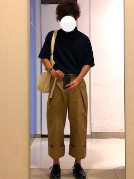 「KRIFF MAYER（クリフメイヤー）のアイテム（バッグ）」を使った、Hiさん（メンズ・177cm）の夏コーディネート