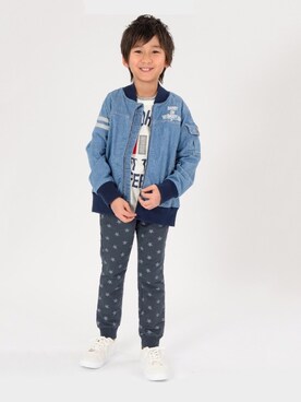 「Daddy Oh Daddy（ダディーオーダディー）のアイテム（ジャケット/アウター）」を使った、mrtk2558さん（キッズ・126cm）の冬コーディネート