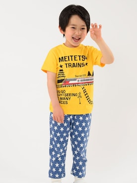 「Moujonjon（ムージョンジョン）のアイテム」を使った、mrtk2558さん（キッズ・130cm）の春コーディネート