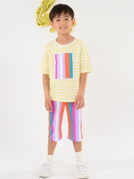 「Caldia（カルディア）のアイテム」を使った、mrtk2558さん（キッズ・130cm）の春コーディネート