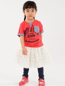 「Daddy Oh Daddy（ダディーオーダディー）のアイテム（トップス）」を使った、mrtk2558さん（キッズ・110cm）の春コーディネート