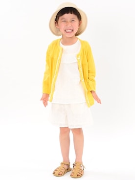 「Kids Foret（キッズフォーレ）のアイテム」を使った、mrtk2558さん（キッズ・130cm）の夏コーディネート