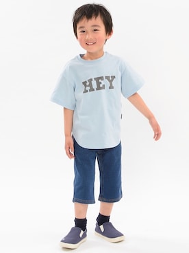「Moujonjon（ムージョンジョン）のアイテム」を使った、mrtk2558さん（キッズ・130cm）の夏コーディネート