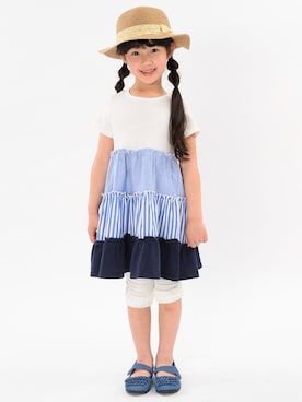 「Kids Foret（キッズフォーレ）のアイテム」を使った、mrtk2558さん（キッズ・130cm）の夏コーディネート