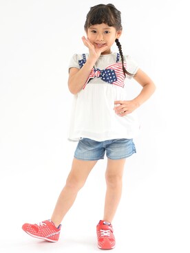 「Daddy Oh Daddy（ダディーオーダディー）のアイテム（トップス）」を使った、mrtk2558さん（キッズ・130cm）の夏コーディネート
