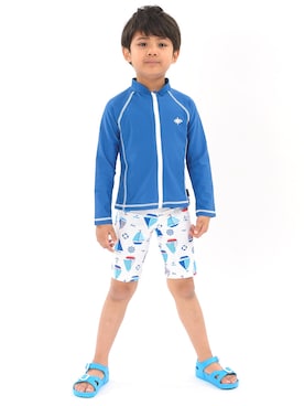 「Kids Foret（キッズフォーレ）のアイテム」を使った、mrtk2558さん（キッズ・110cm）の夏コーディネート