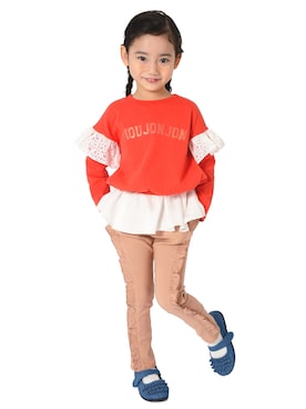 「Moujonjon（ムージョンジョン）のアイテム」を使った、mrtk2558さん（キッズ・110cm）の春コーディネート