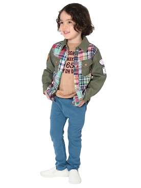 「Daddy Oh Daddy（ダディーオーダディー）のアイテム（トップス）」を使った、mrtk2558さん（キッズ・110cm）の冬コーディネート