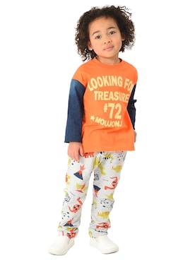 「Moujonjon（ムージョンジョン）のアイテム」を使った、mrtk2558さん（キッズ・110cm）の春コーディネート