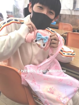 「アイテム（ジャージ）」を使った、ヒロさん（メンズ・165cm・10代）の春コーディネート