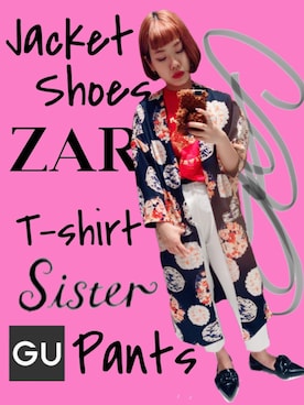 「sister」｜中村早紀さん（レディース・162cm）の春コーディネート