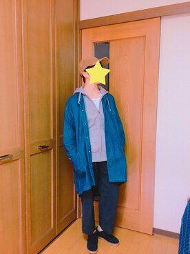 「Antgauge（アントゲージ）のアイテム（ジャケット/アウター）」を使った、SIONさん（メンズ・166cm）の冬コーディネート