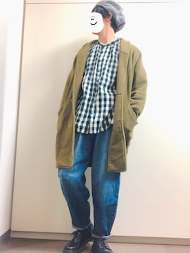 「C.L.N（シーエルエヌ）のアイテム（その他アウター）」を使った、SIONさん（レディース・165cm）の冬コーディネート