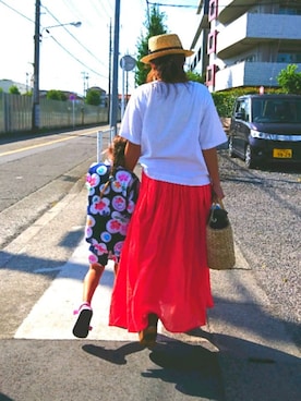 「ユニクロU」｜saorrrrriさん（レディース・151cm）の夏コーディネート