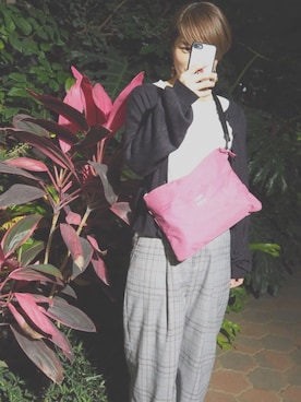 「チームラボ」｜「アイテム（その他パンツ）」を使った、eriko.さん（レディース・159cm）の秋コーディネート