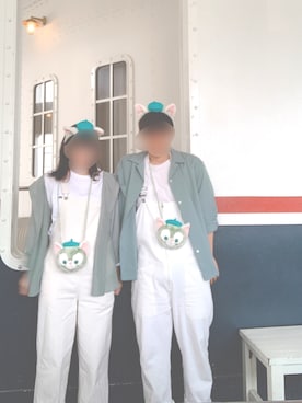 「シミラールック」｜「アイテム（サロペット/オーバーオール）」を使った、りょさん（メンズ・172cm）の秋コーディネート