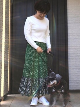 kamokamosanさん（レディース・163cm）の春コーディネート