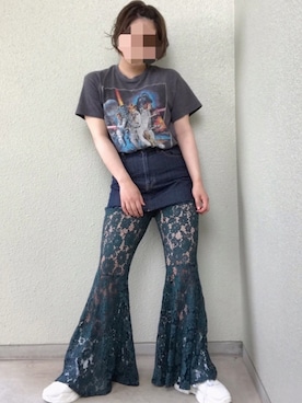 「RASVOA（ラスボア）のアイテム（スニーカー）」を使った、hnkaaa47さん（レディース・155cm）の冬コーディネート