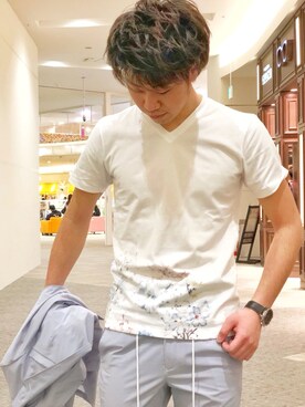 「GOSTAR DE FUGA（ゴスタール ジフーガ）のアイテム（ジャケット/アウター）」を使った、ふっくさん（メンズ・173cm）の春コーディネート