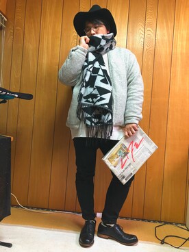 「HARE（ハレ）のアイテム（ノーカラージャケット）」を使った、nagata tomoyukiさん（メンズ・168cm）の秋コーディネート