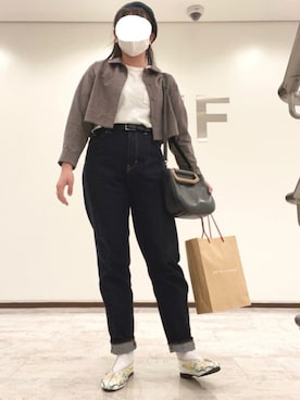 「SHIPS（シップス）のアイテム（バレエシューズ）」を使った、かにさん（レディース・156cm）の秋コーディネート