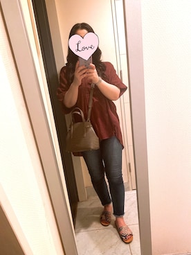 「PLST（プラステ）のアイテム（バッグ）」を使った、suu-zee-suuさん（レディース・153cm）の夏コーディネート