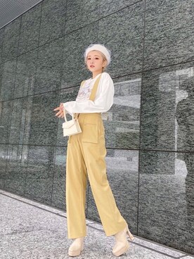 「eimy istoire」｜「アイテム（ハンチング/ベレー帽）」を使った、eimyistoireさん（レディース・160cm）の冬コーディネート
