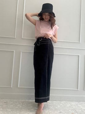 「eimy istoire」｜「アイテム（帽子）」を使った、eimyistoireさん（レディース・164cm）の春コーディネート